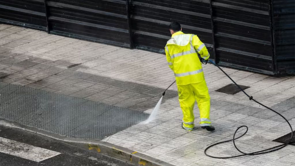 concrete cleaning service