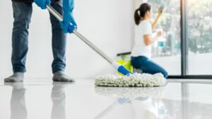 Residential tile cleaning