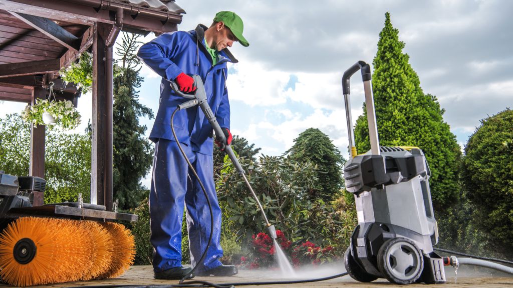 Professional driveway cleaning services