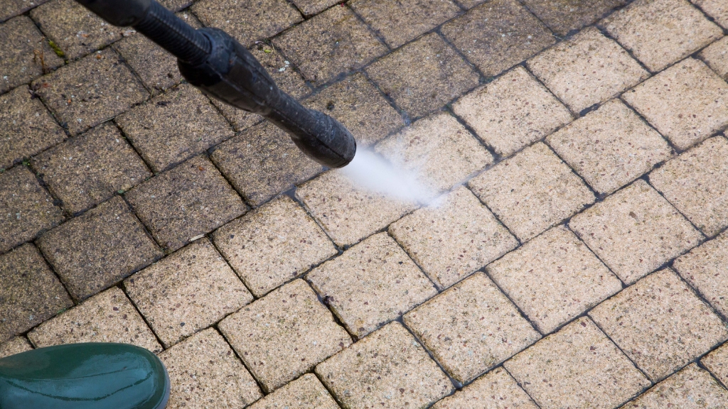 Residential concrete cleaning services