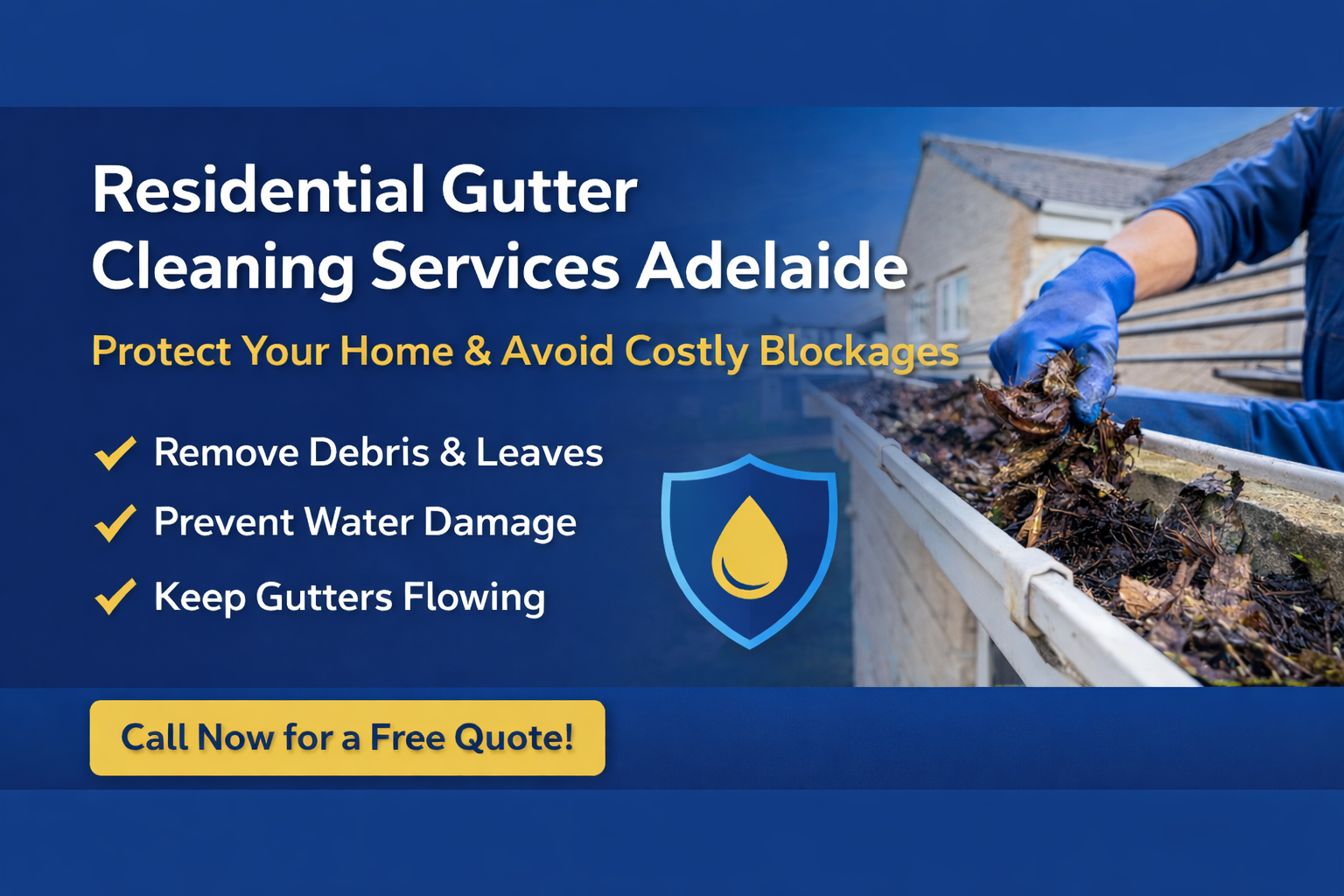 Residential Gutter Cleaning Services Adelaide
