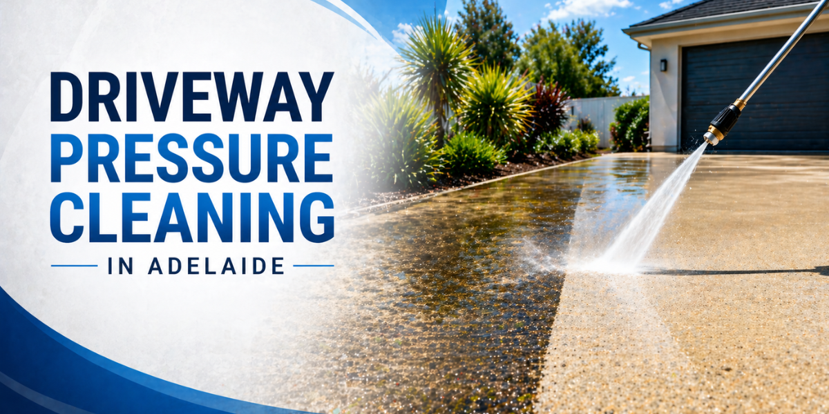 Driveway Pressure Cleaning in Adelaide