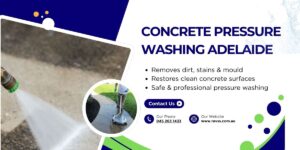 Concrete pressure washing Adelaide
