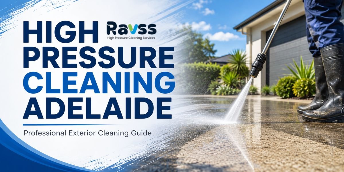 High Pressure Cleaning Adelaide – Professional driveway and exterior cleaning services by RAVSS High Pressure Cleaning Adelaide