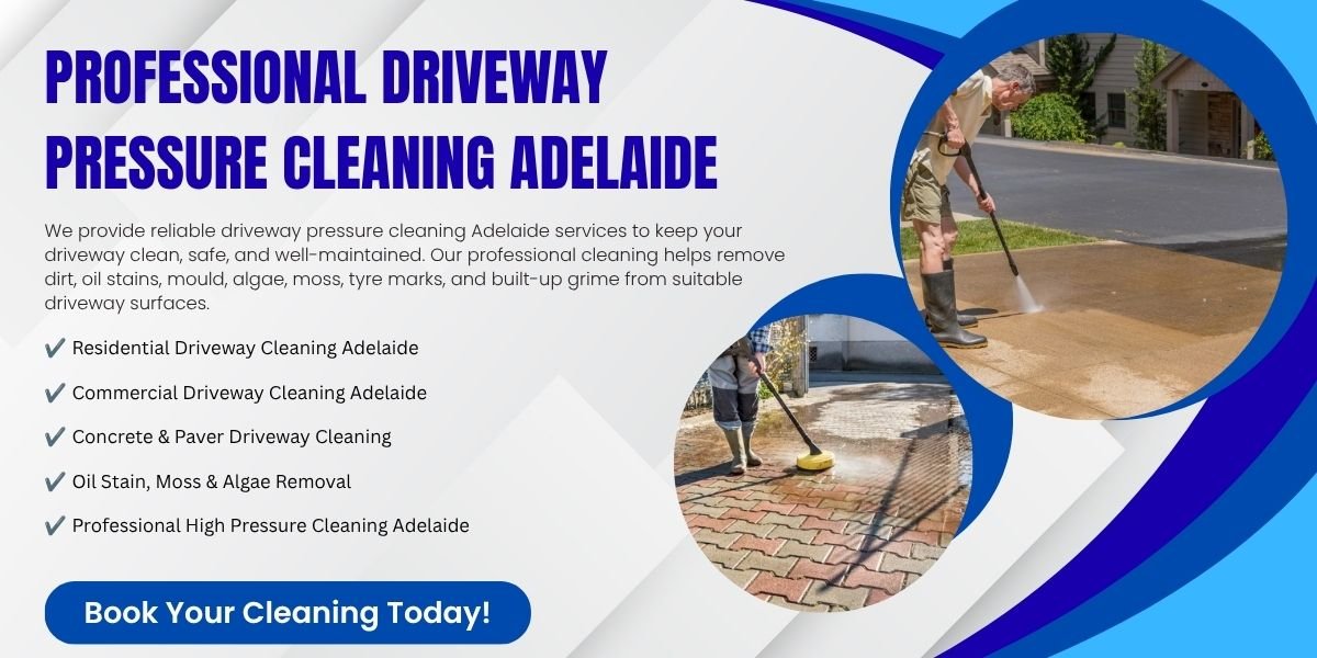 Driveway pressure cleaning Adelaide by RAVSS High Pressure Cleaning