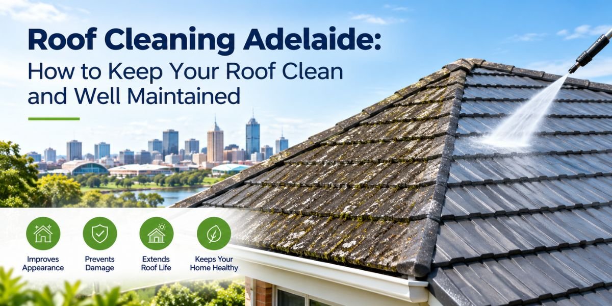 Roof cleaning Adelaide service for residential and commercial properties