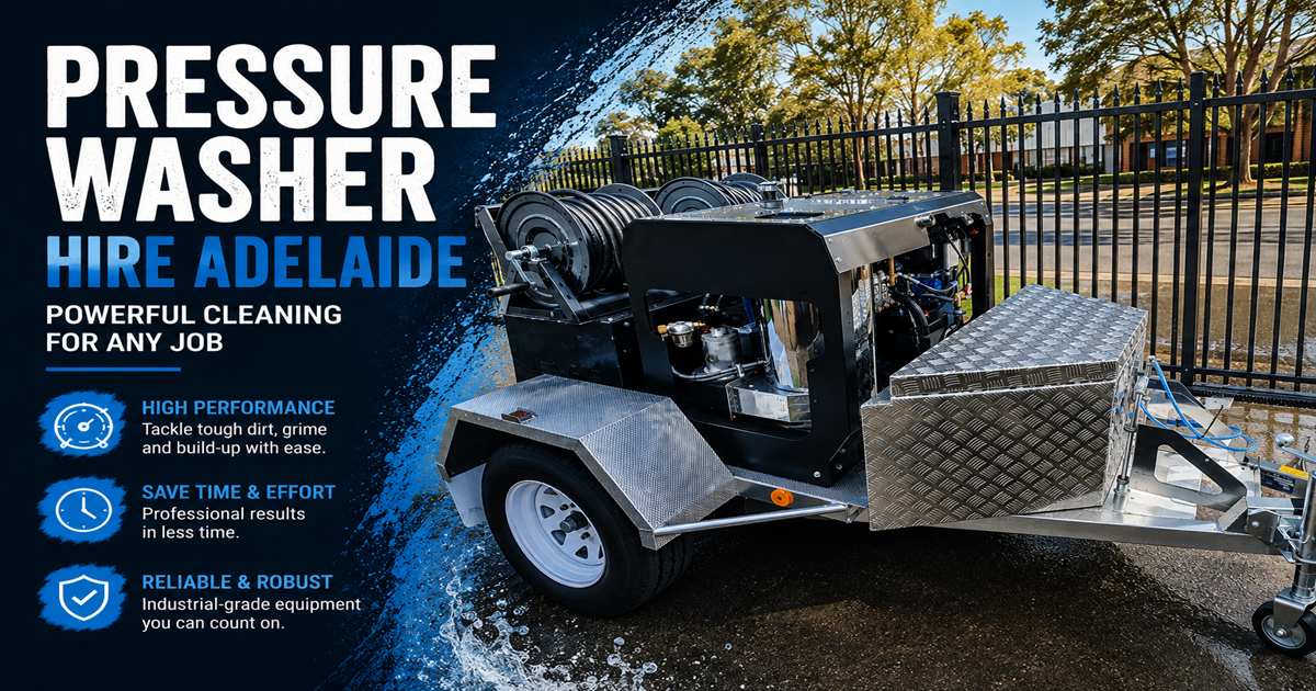 Pressure Washer Hire Adelaide | RAVSS High Pressure Cleaning